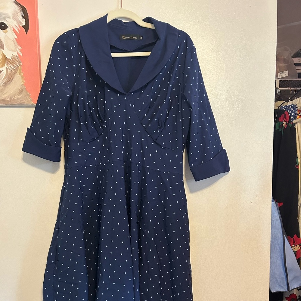 Gown Town dress xxl 1950s vintage dresses swing party dress